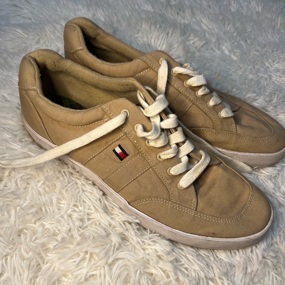 Tommy Hilfiger khaki shoes size 12